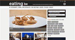 Desktop Screenshot of eating.be